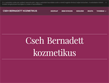 Tablet Screenshot of dettikozmetika.hu